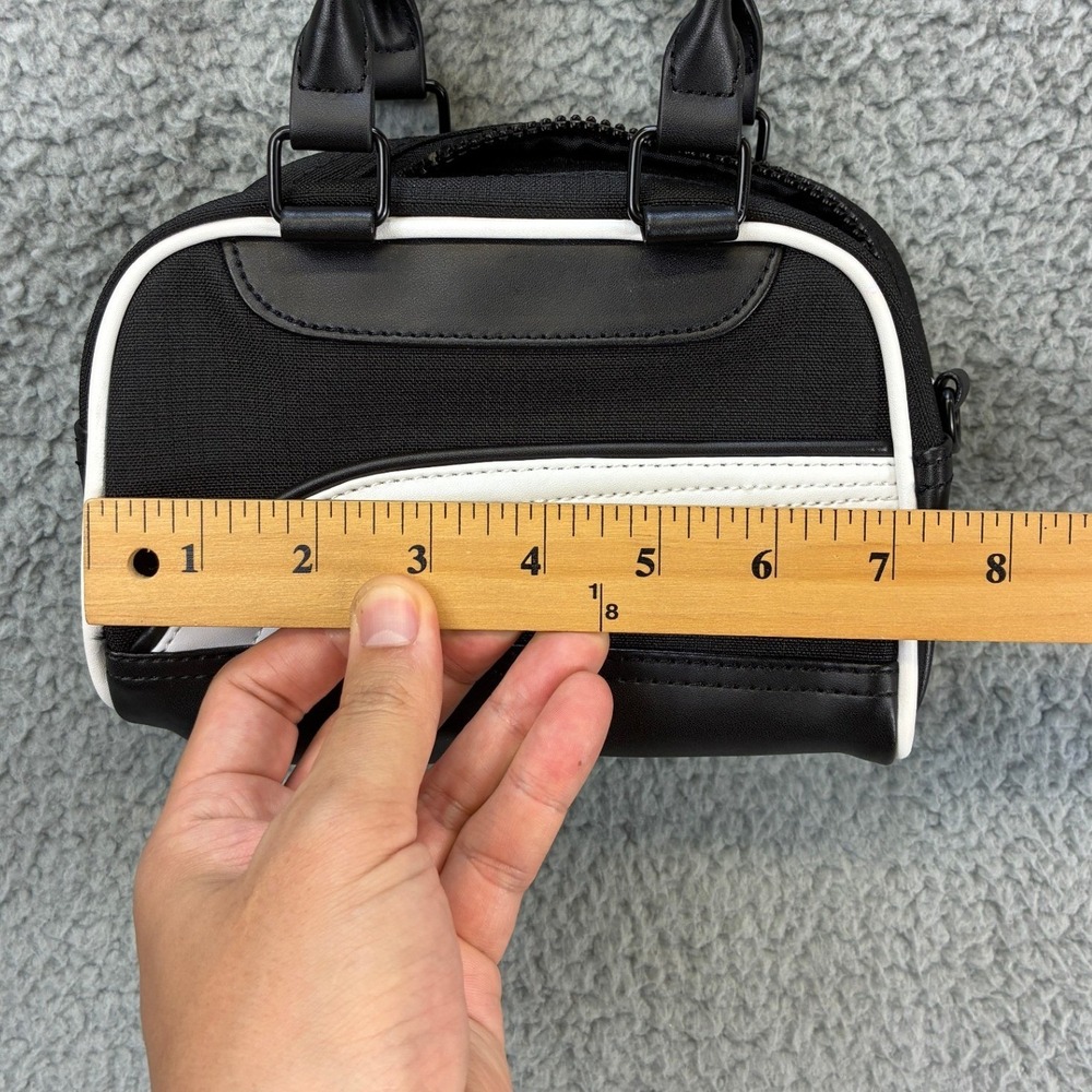 Puma Mini Grip Crossbody Bag Womens Black White Y2K Athleisure Purse - Picture 9 of 11